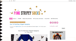 Desktop Screenshot of pinkstripeysocks.com